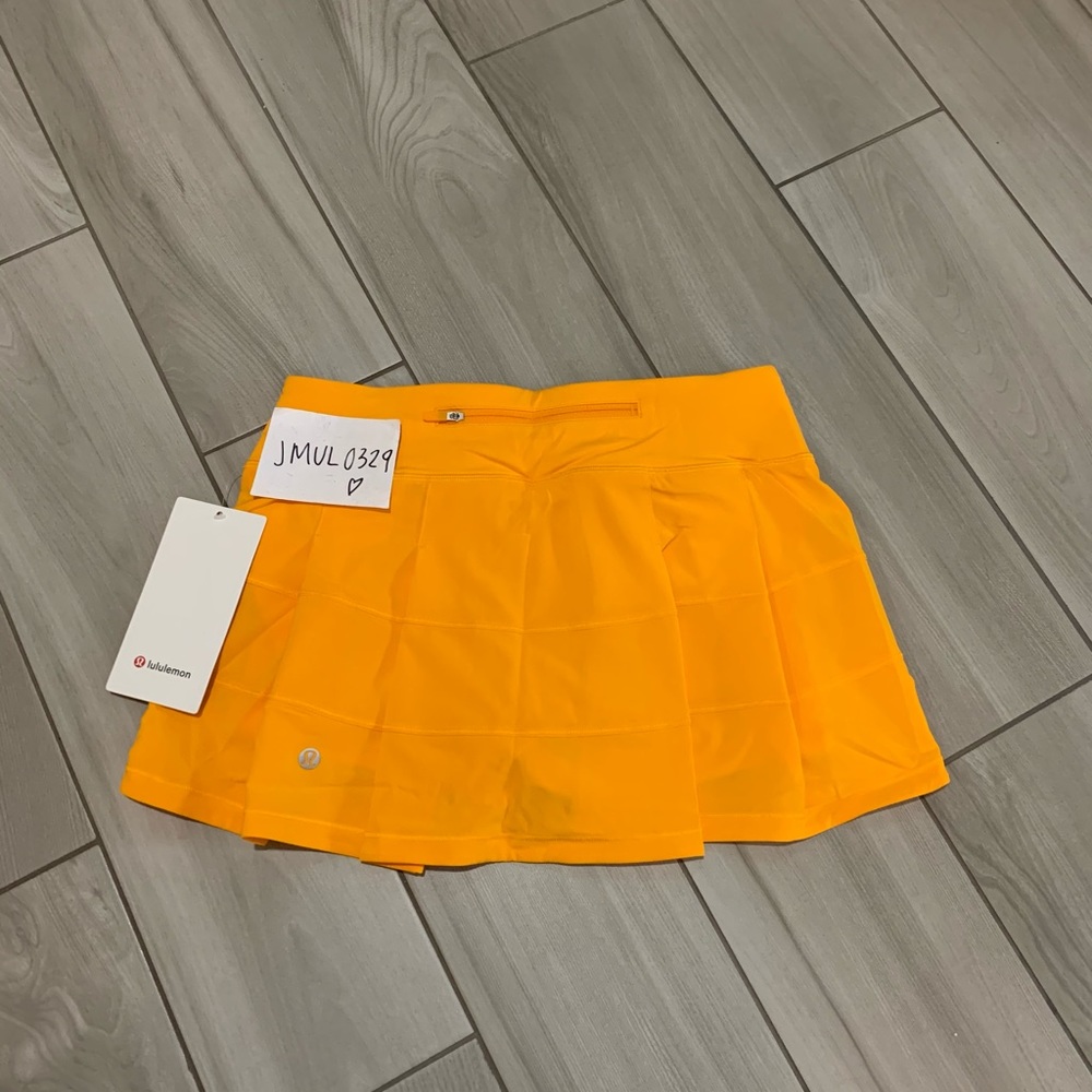 Lululemon Pace Rival Skirt Regular * Clementine - Picture 9 of 10